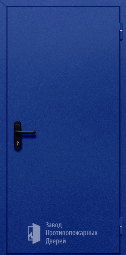 Фото двери «Однопольная глухая (синяя)» в Красноярску