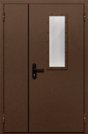 Фото двери «Полуторная со стеклом №28» в Красноярску